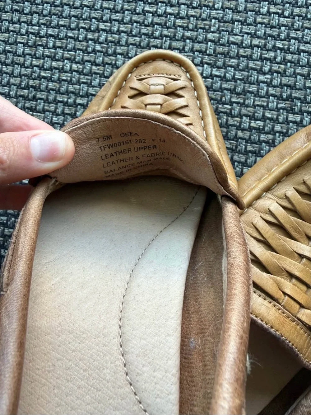Tommy Bahama Woven Slip-On Loafers in Light Brown